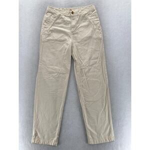 Marine Layer Cream Straight Leg Pants